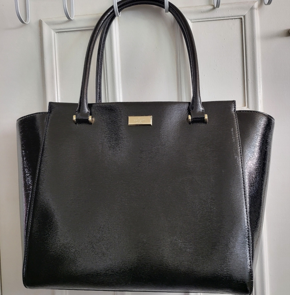 Kate Spade Black Leather Tote